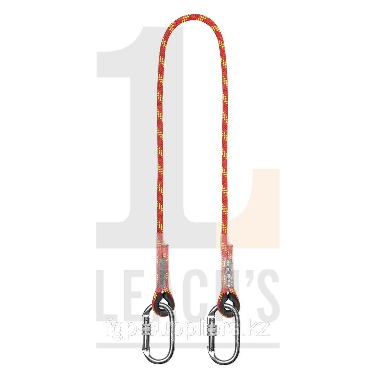 BIG BEN Braided Rope Restraint Lanyard with 2x Carabina / BIG BEN веревочный страховочный строп с 2 карабинами овал - фото 1 - id-p65537927