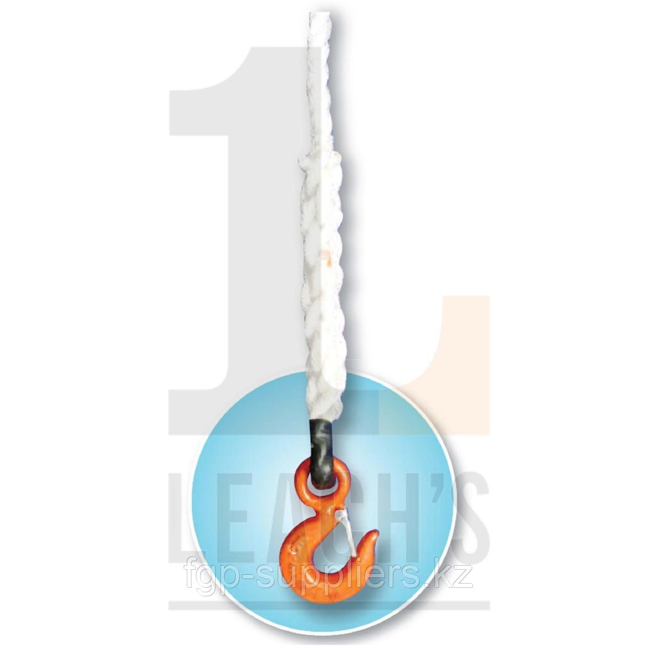 18mm Certificated Polypropylene Rope with 2 tonne snap hook - Choose your length / 18мм сертифицированный полипропиленовый канат с 2-тонным карабином - фото 1 - id-p65537931