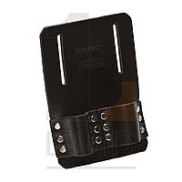 IMN Black Leather Double Loop Spanner Holder / IMN Держатель с двумя петлями для гаечных ключей из черной кожи