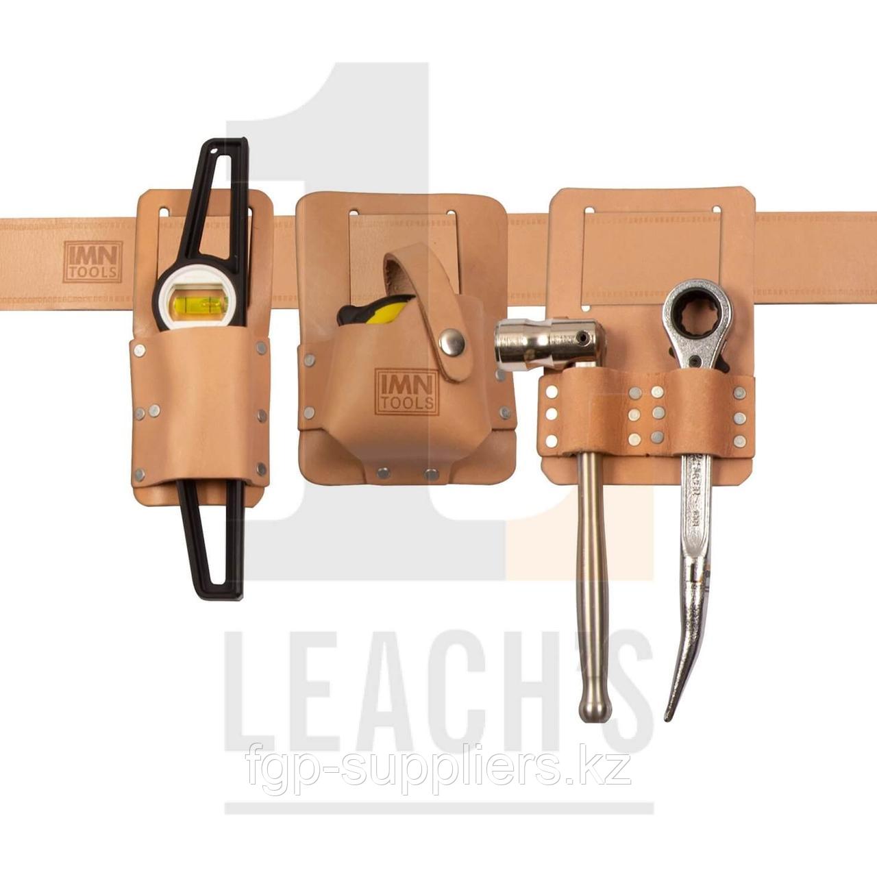 IMN Contractors Leather Tool & Belt Set - Natural / IMN кожаный комплект инструментов на ремень - натуральный - фото 1 - id-p65537976