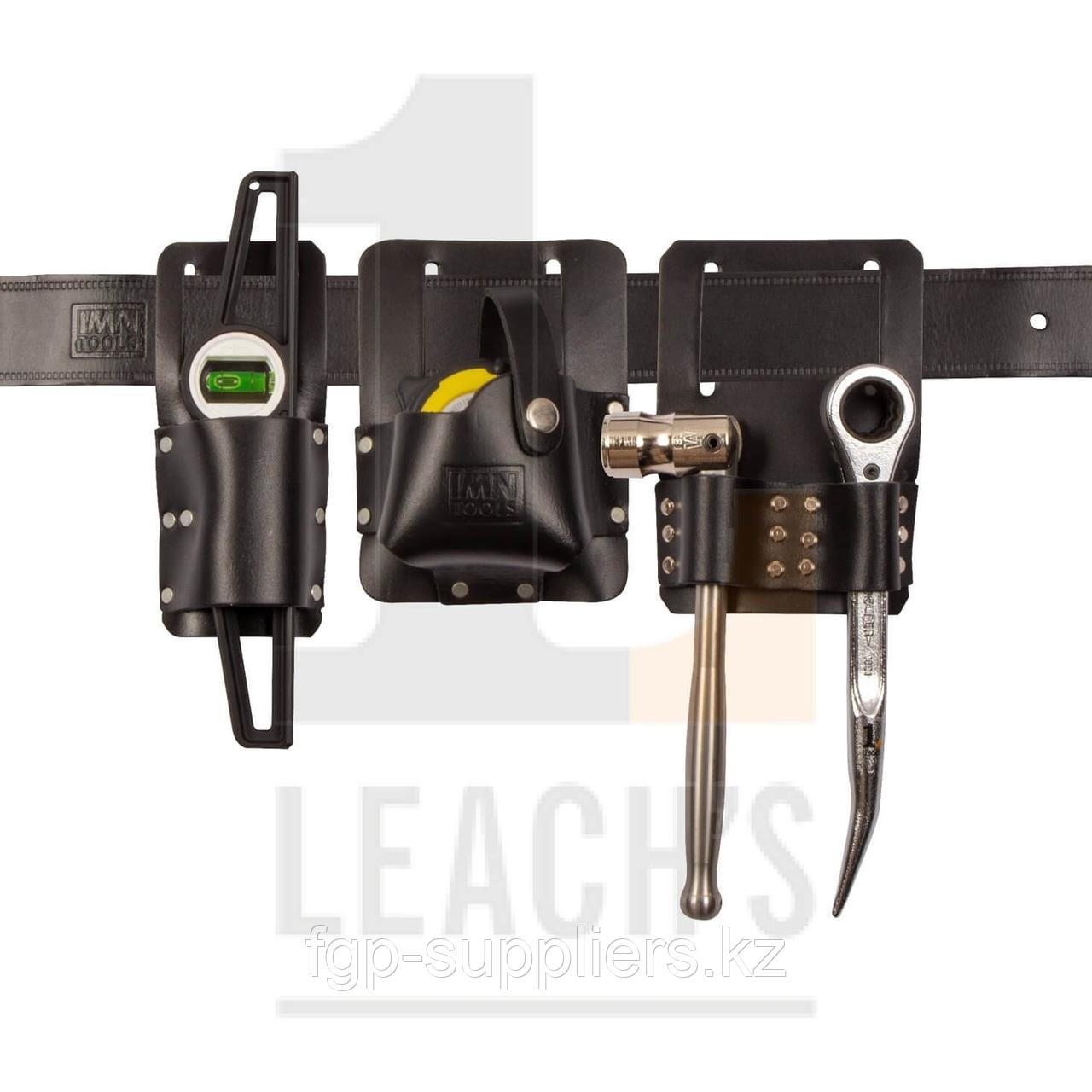 IMN Contractors Leather Tool & Belt Set - Black / IMN кожаный комплект инструментов на ремень - черный - фото 3 - id-p65537977