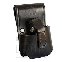 BIG BEN 5m Tape Holder with Velcro Fastener - Black Leather / BIG BEN Кобура для 5м рулетки с застежкой-липучкой - черная кожа