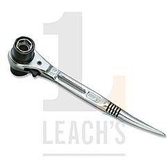 Podger Ratchet Wrench with Quadruplex Sizes / Ключ трещеточный силовой с четырехкратными размерами