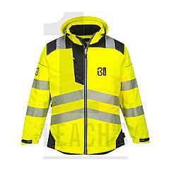 BIG BEN® Hi-Vis Waterproof Winter Jacket Yellow/Black / BIG BEN® Водонепроницаемая зимняя сигнальная куртка желто-черная