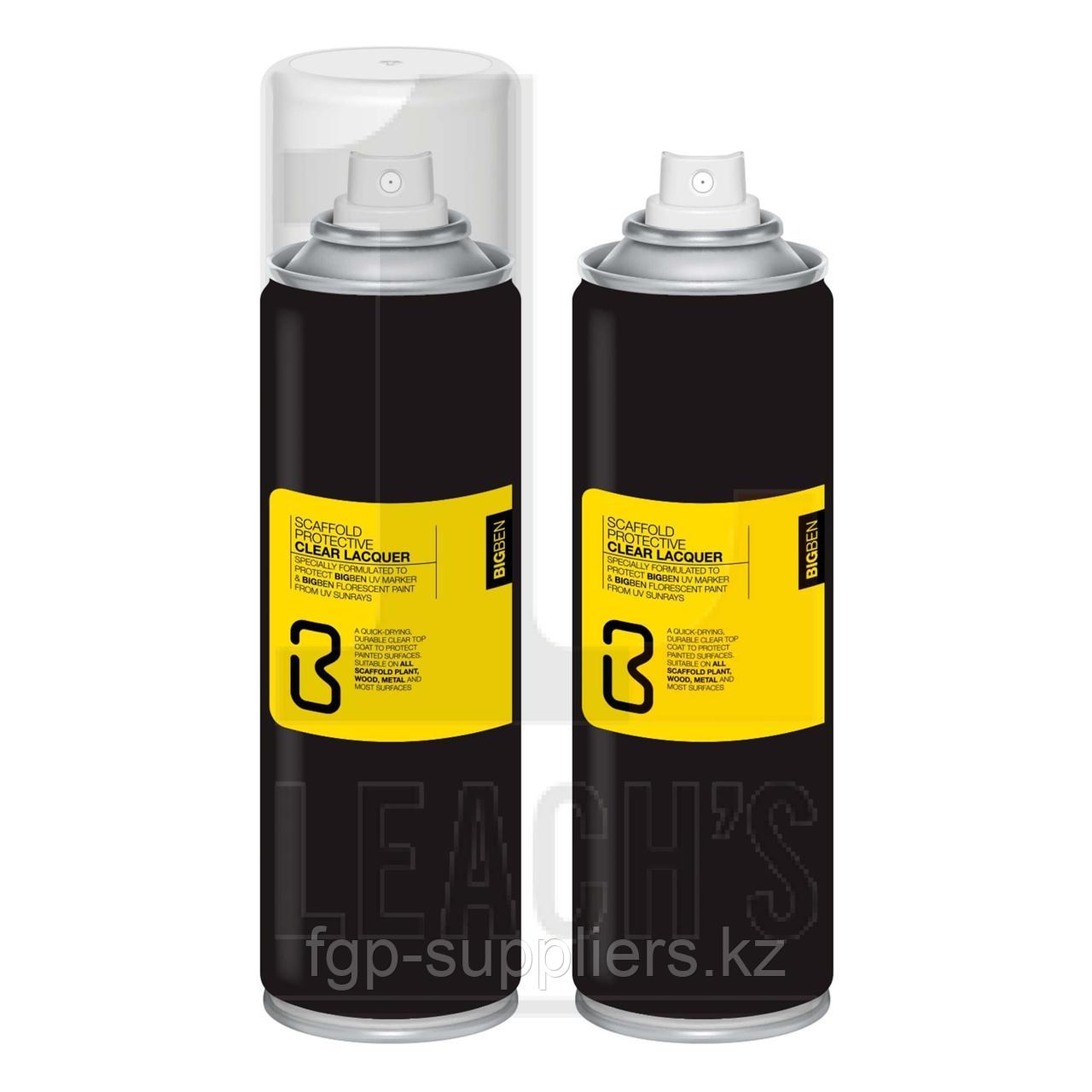 BIG BEN UV Resistant Clear Lacquer Spray - 400ml / BIG BEN УФ-устойчивый прозрачный лак спрей - 400 мл - фото 2 - id-p65538160
