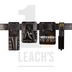 Leach's Scaffolders Leather Kit c/w BIG BEN Gorilla Safety Hook / Leach's кожаный комплект лесомонтажника в/к BIG BEN Крюк "Горилла" с предохранителем