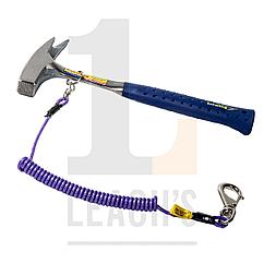 Estwing Hammer with Podger Claw - Vinyl Handle, Milled Face c/w HD Tool Safety Rope / Estwing Кровельный молоток с когтем - виниловая рукоять с