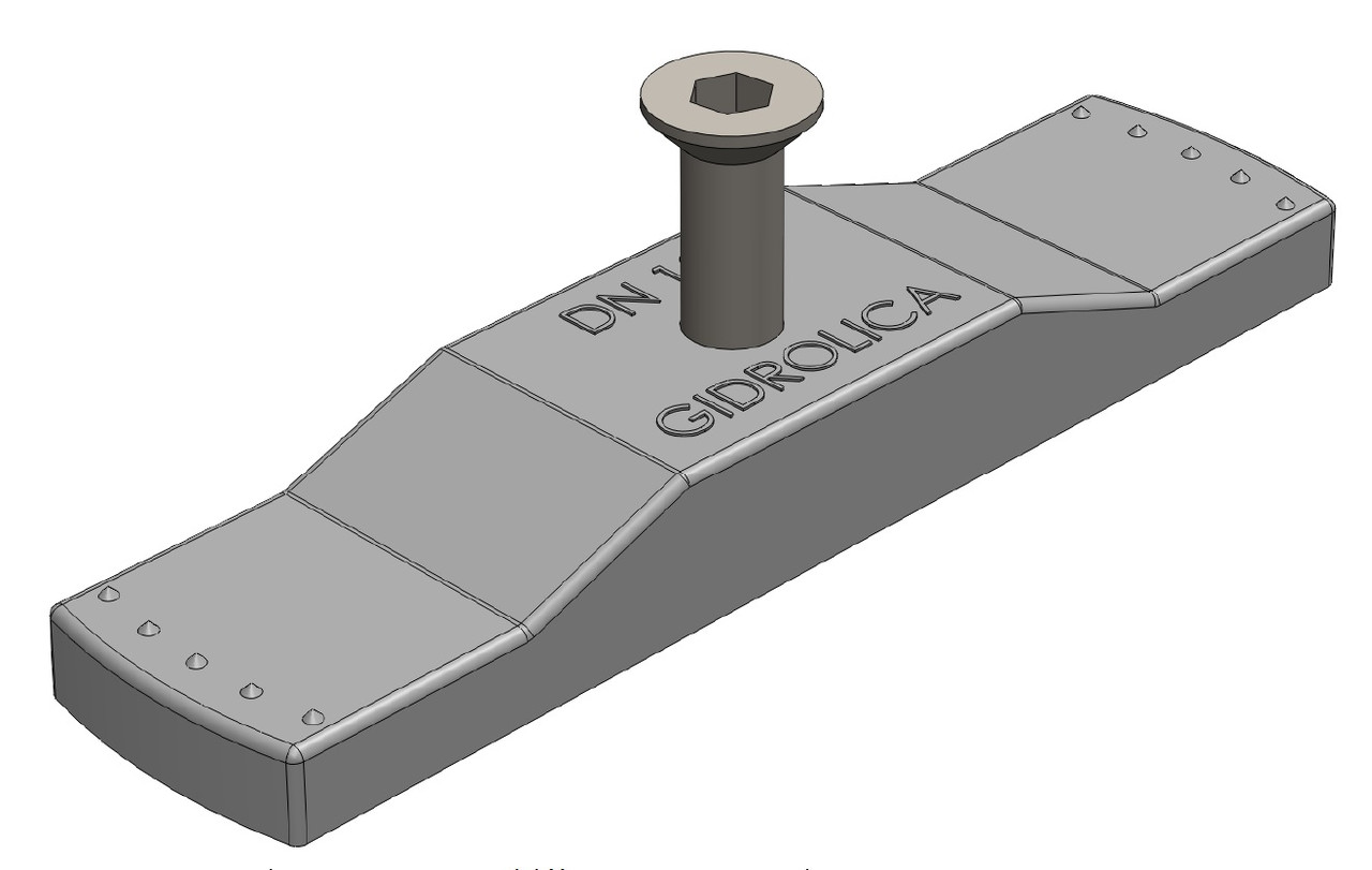 Крепеж Gidrolica для лотка водоотводного пластикового DN100