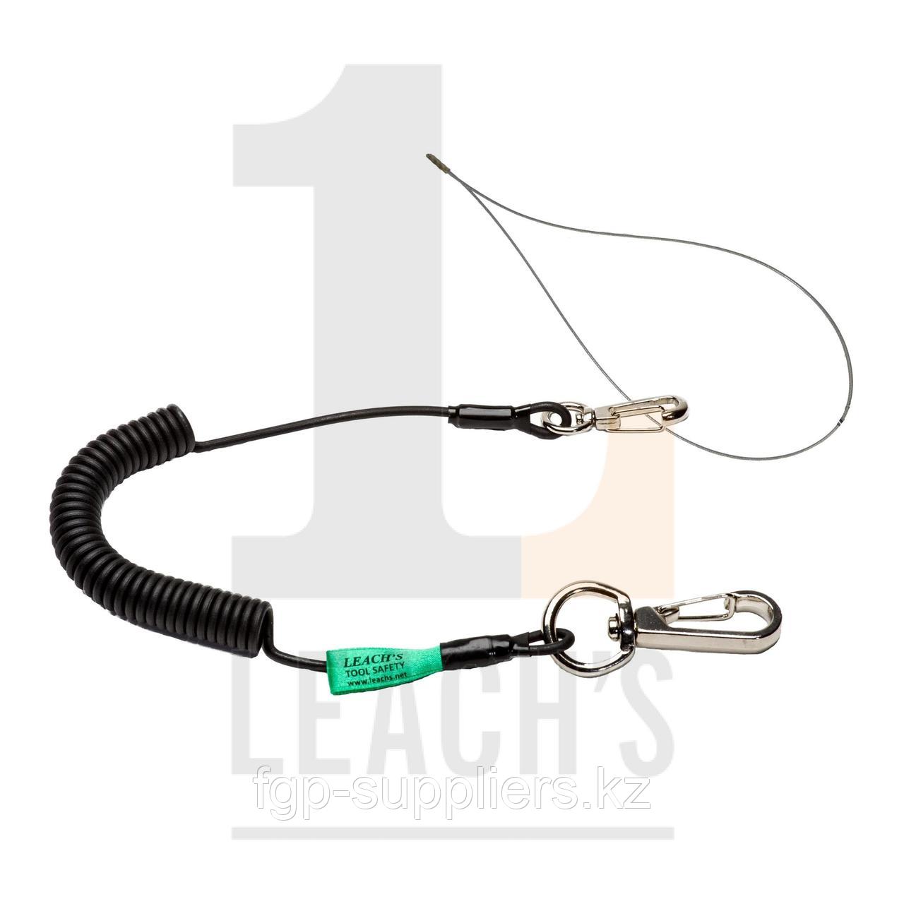 Tool Safety Rope swivel hooks and wire rope / Шнур держатель инструментов с карабиновым крючком и проволочным ремешком - фото 1 - id-p65538252