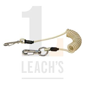 Tool Safety Rope with 2x attachment clip for Tools up to 3kg, White / Шнур держатель инструментов с 2 соединительными зажимами для инструментов до 3
