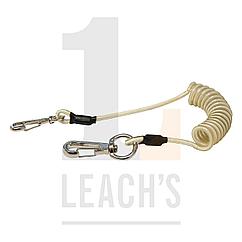Tool Safety Rope with 2x attachment clip for Tools up to 3kg, White / Шнур держатель инструментов с 2 соединительными зажимами для инструментов до 3