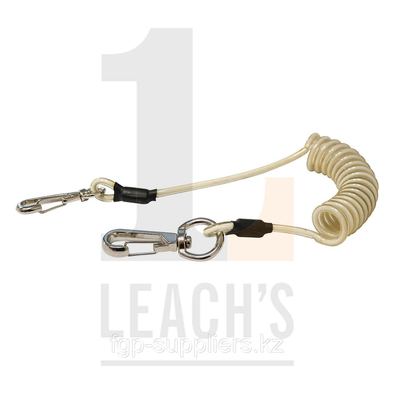 Tool Safety Rope with 2x attachment clip for Tools up to 3kg, White / Шнур держатель инструментов с 2 соединительными зажимами для инструментов до 3 - фото 1 - id-p65538271