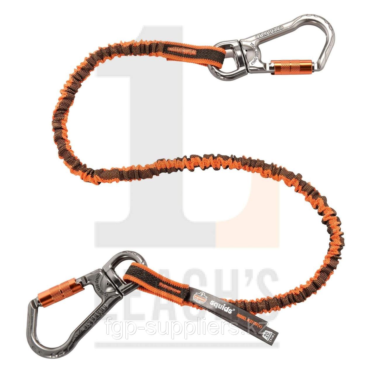 Squids Tool Lanyard with Double-Locking Dual Swivel Carabina Each End / Squids Строп для инструментов с двумя поворотными запирающими карабинами на - фото 2 - id-p65538336