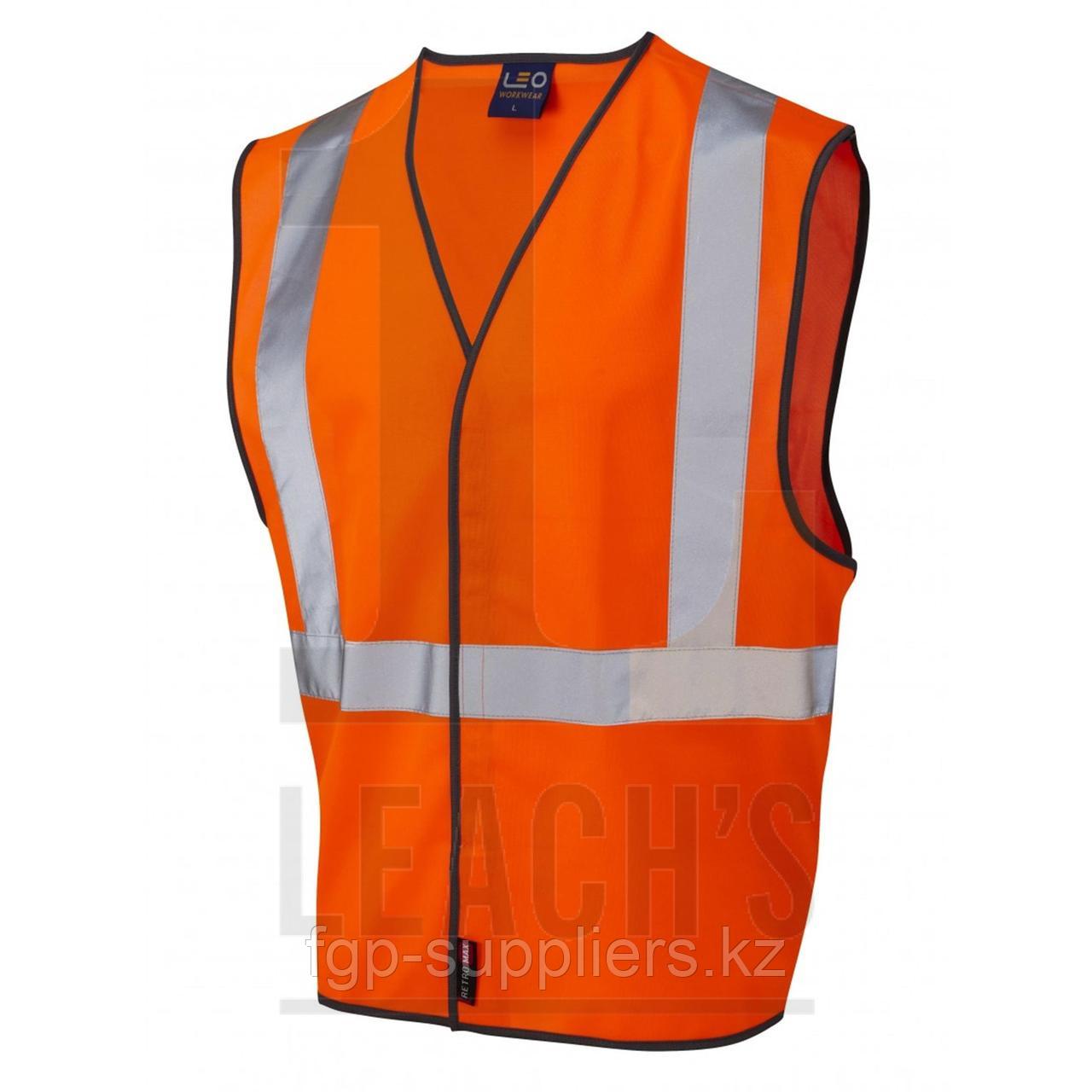 Hi-Vis Railtrack Orange Waistcoat / Railtrack Оранжевый сигнальный жилет