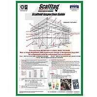 Scafftag Scaffold Inspection Wallchart A2 Poster / Scafftag Настенный плакат А2 "Карта котроля"