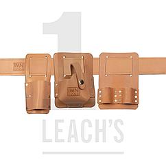 IMN Contractors Leather Belt Set - Natural / IMN кожаный ремень с кобурами - натуральный