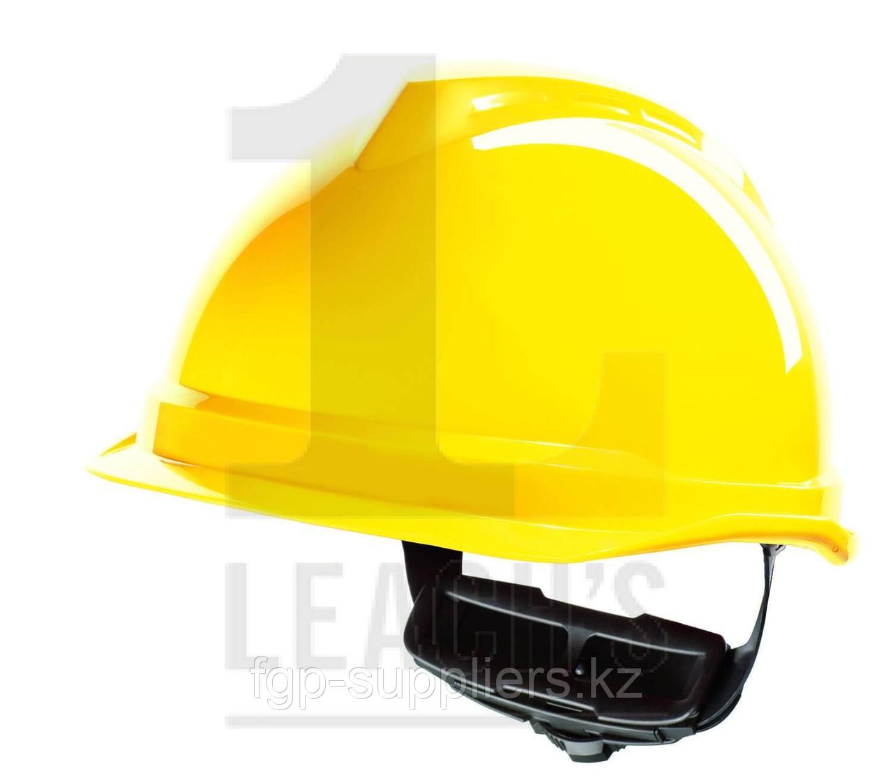Short Peak Quick-Turn V-Gard Safety Helmet - Choose your colour / Защитная каска с коротким гребнем V-Gard с системой затяжения - цвет на выбор - фото 3 - id-p65538688