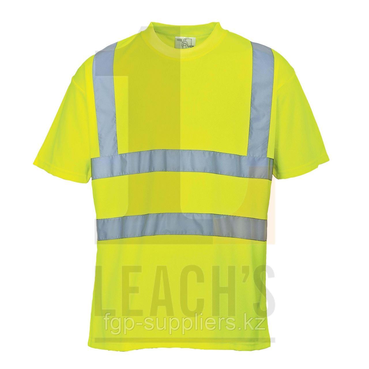 Hi Vis T-Shirt Yellow / Желтая сигнальная футболка - фото 1 - id-p65538820