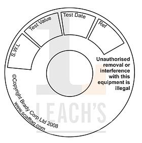 Eyebolt Test Tag (pack 100) / Бирка испытания рым-болта (в упаковке 100)