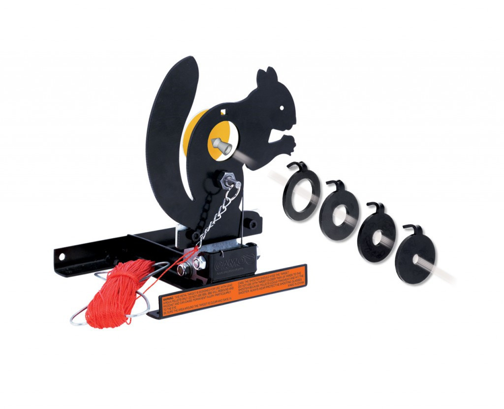 Стенд белка Gamo SQUIRREL TARGET TRAP, 1 мишеней, Пулеулавливатель, Сброс: Ручной, веревка 45 метров, Сменные