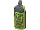 Изотермическая сумка-холодильник Breeze для ланч-бокса, серый/зел яблоко, фото 6