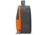 Изотермическая сумка-холодильник Breeze для ланч-бокса, серый/оранжевый, фото 5
