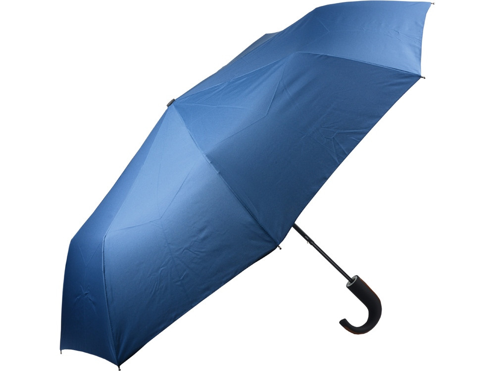 Складной зонт полуавтоматический, синий - фото 1 - id-p65543637