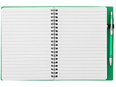 Блокнот Контакт с ручкой, зеленый, фото 3