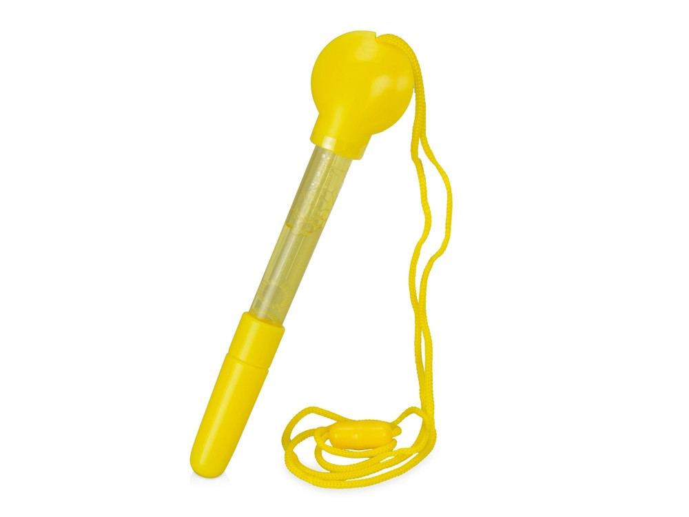 Ручка шариковая с мыльными пузырями, желтый - фото 1 - id-p65545268