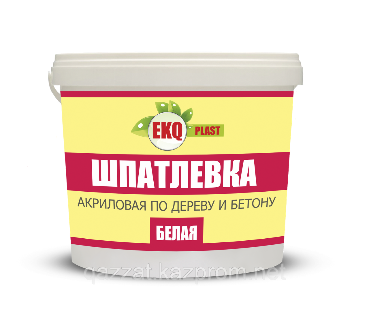 Шпатлевка белая "EKQ PLAST" 0,7 кг - фото 1 - id-p65548908