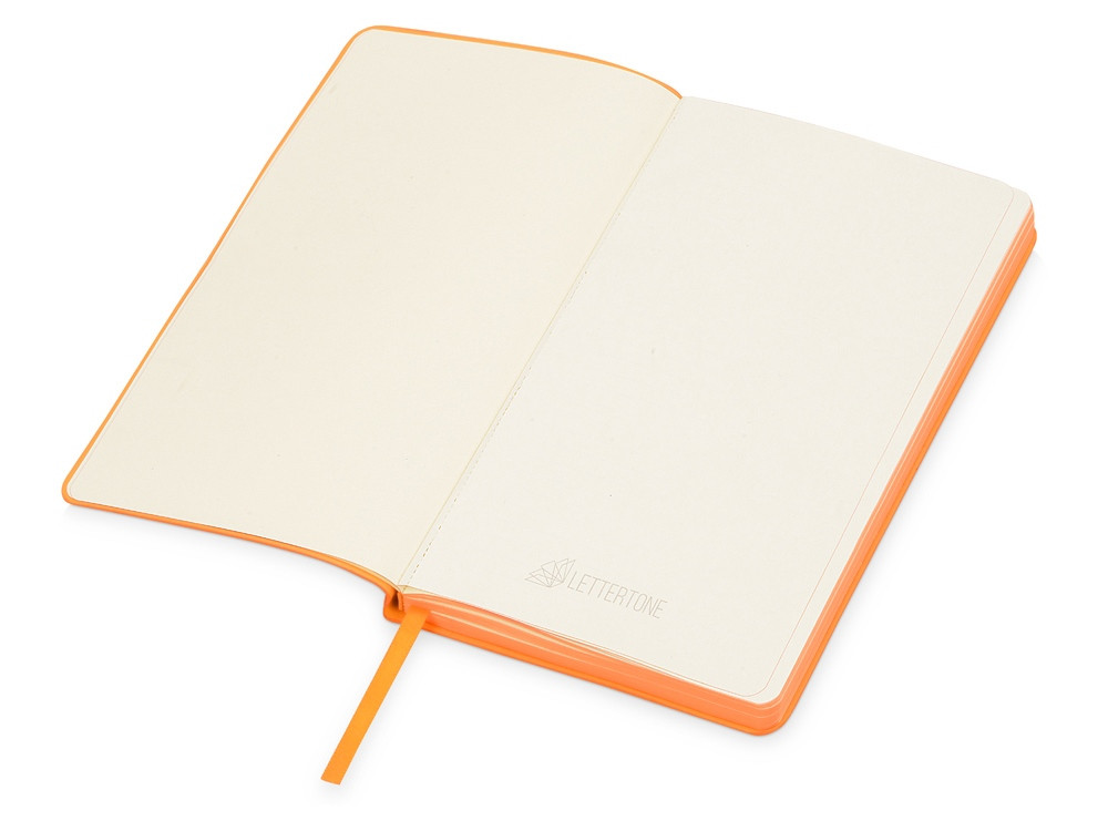 Блокнот Notepeno 130x205 мм с тонированными линованными страницами, оранжевый - фото 2 - id-p65546990