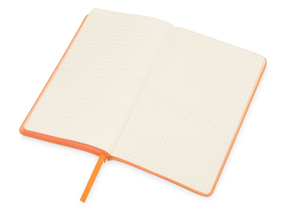 Блокнот Notepeno 130x205 мм с тонированными линованными страницами, оранжевый - фото 4 - id-p65546990