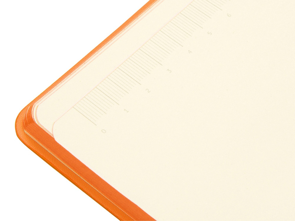 Блокнот Notepeno 130x205 мм с тонированными линованными страницами, оранжевый - фото 7 - id-p65546990