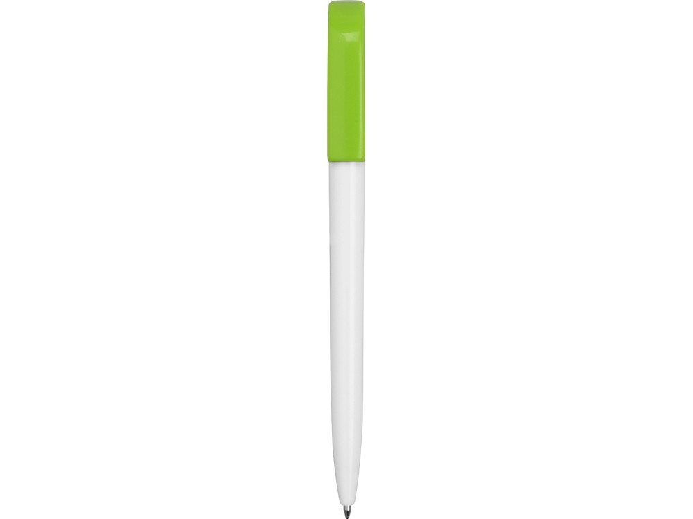 Ручка пластиковая шариковая Миллениум Color CLP, белый/зеленое яблоко - фото 2 - id-p65547139