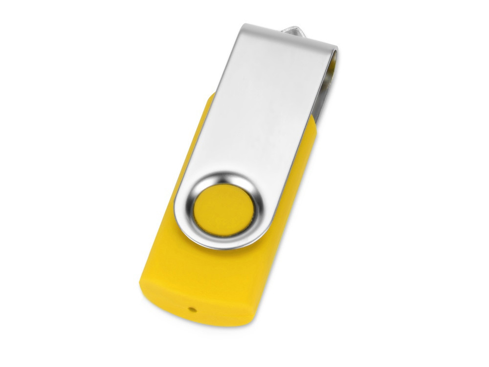Подарочный набор On-the-go с флешкой, ручкой и зарядным устройством, желтый - фото 3 - id-p65547622