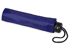 Зонт складной Columbus, механический, 3 сложения, с чехлом, темно-синий, фото 2