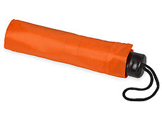 Зонт складной Columbus, механический, 3 сложения, с чехлом, оранжевый, фото 2