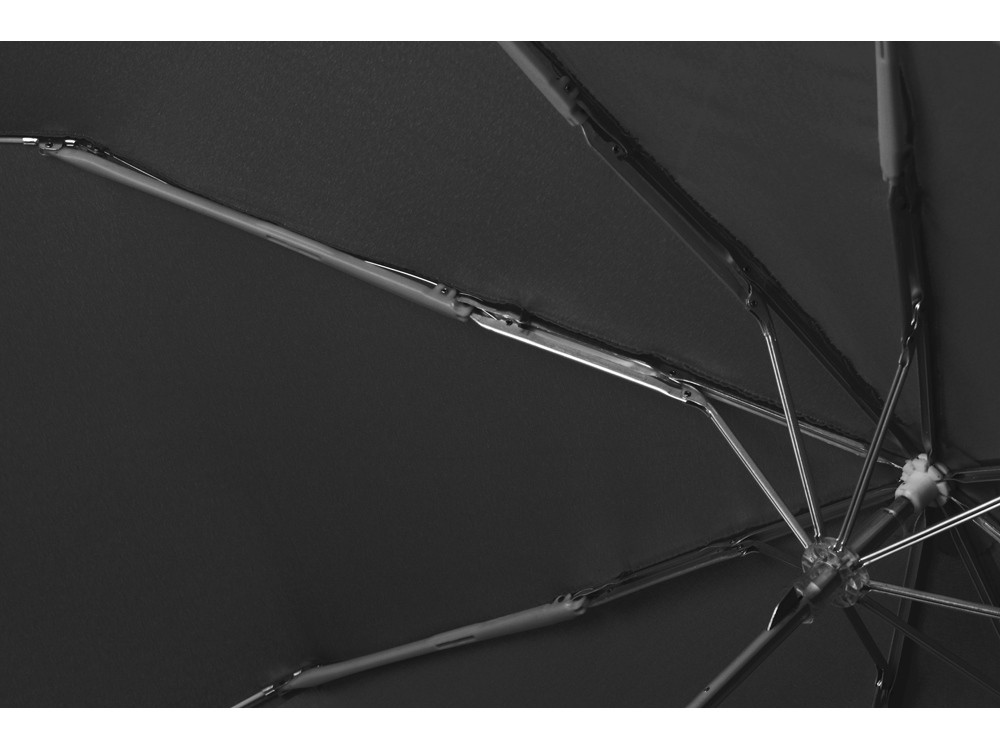 Зонт складной Tempe, механический, 3 сложения, с чехлом, черный - фото 7 - id-p65547762