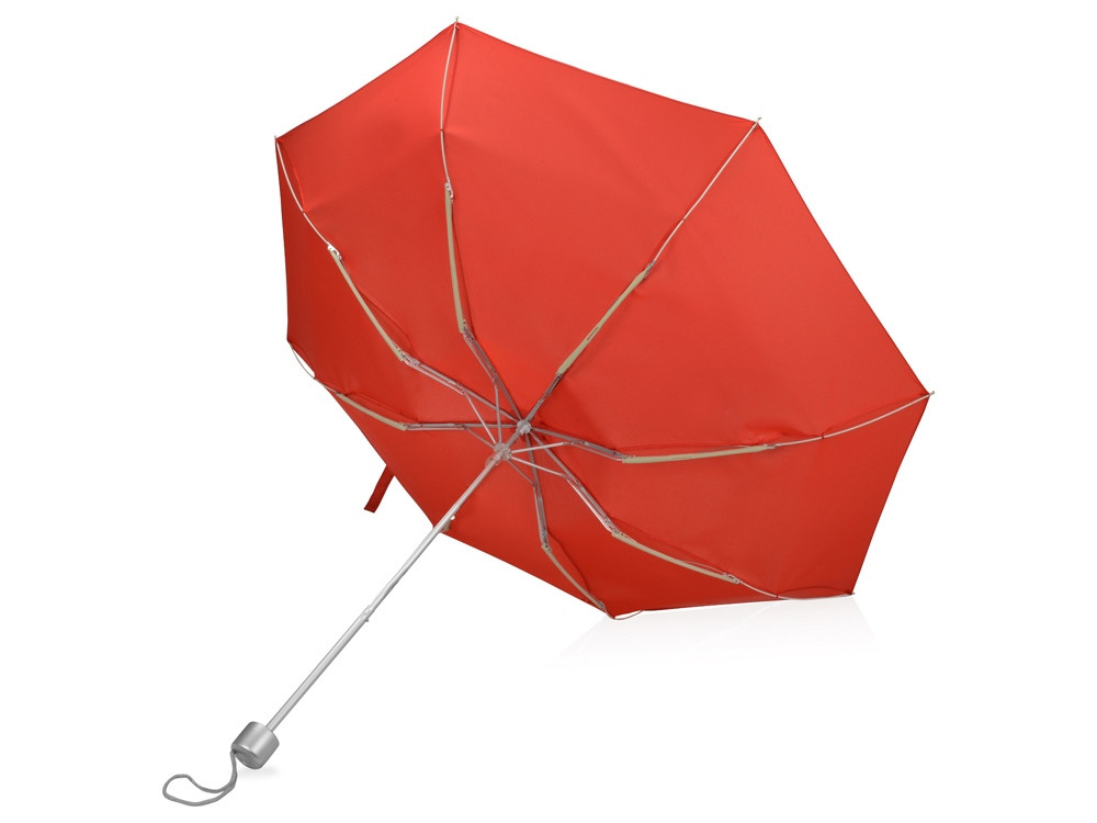Зонт складной Tempe, механический, 3 сложения, с чехлом, красный - фото 3 - id-p65547764