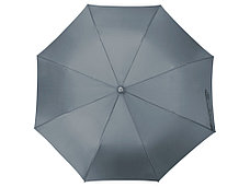 Зонт складной Tulsa, полуавтоматический, 2 сложения, с чехлом, серый, фото 3