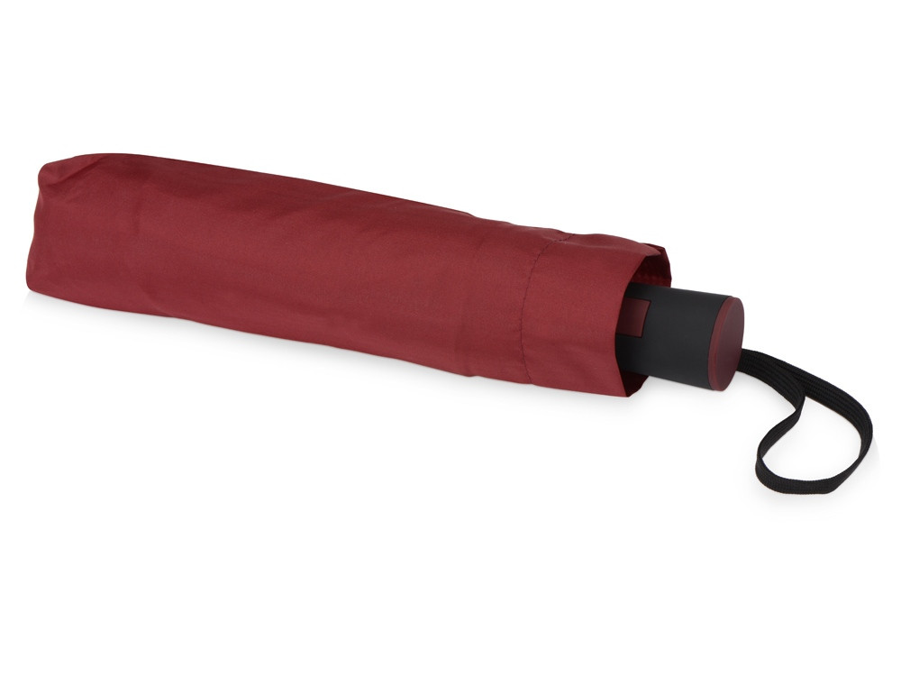 Зонт складной Irvine, полуавтоматический, 3 сложения, с чехлом, бордовый - фото 5 - id-p65547778
