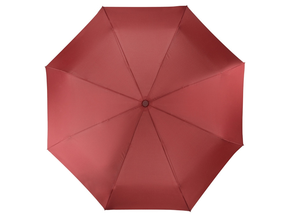 Зонт складной Irvine, полуавтоматический, 3 сложения, с чехлом, бордовый - фото 6 - id-p65547778