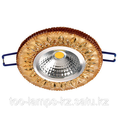 Спот встраиваемый светодиодный LED XN-0219 Gold , фото 2