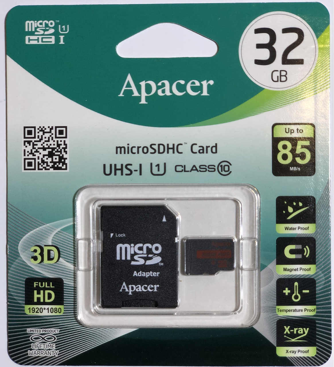 Apacer 32GB microSDHC Class 10 U1