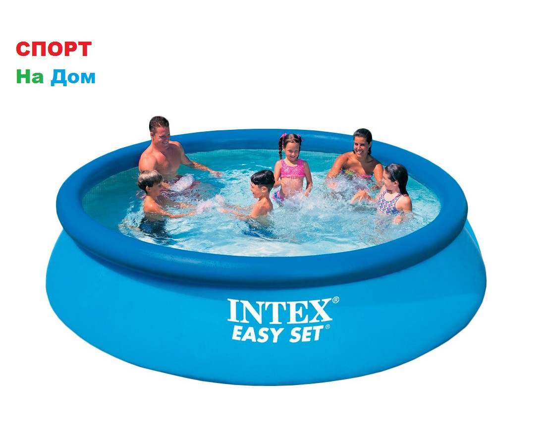 Круглый надувной бассейн Intex 28130 ( Габариты: 366*76 см на 5621 л)