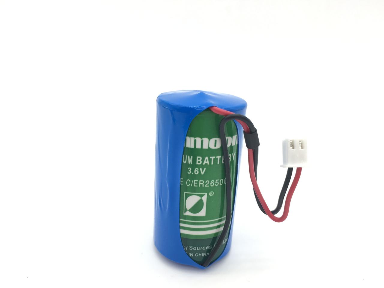 Батарейка 3.6v ER26500 SUNMOON C size 8500mAh 26x50mm c коннектором