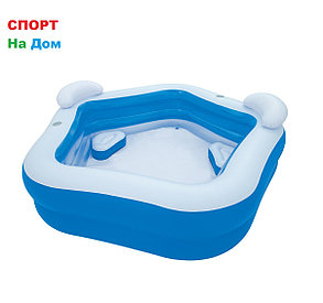 Надувной бассейн BestWay 54153 (Габариты: 213 х 206 х 69см, на 575 литров ) , фото 2