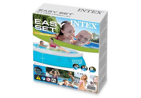 Круглый надувной бассейн Intex 28101 (Габариты: 183*51 см на 886 л), фото 2