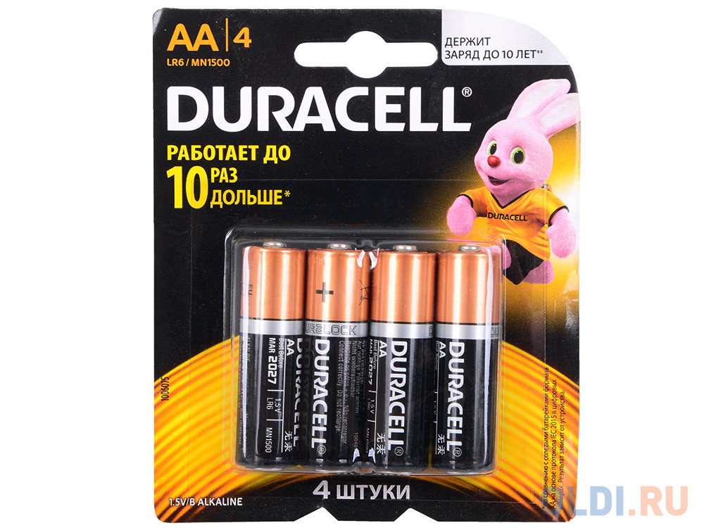 Батарейка DURACELL AA  Basic 1.5v алкалиновая  LR6 