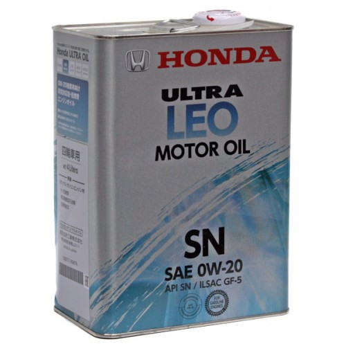 Моторное масло HONDA ULTRA LEO SN 0W-20 4L